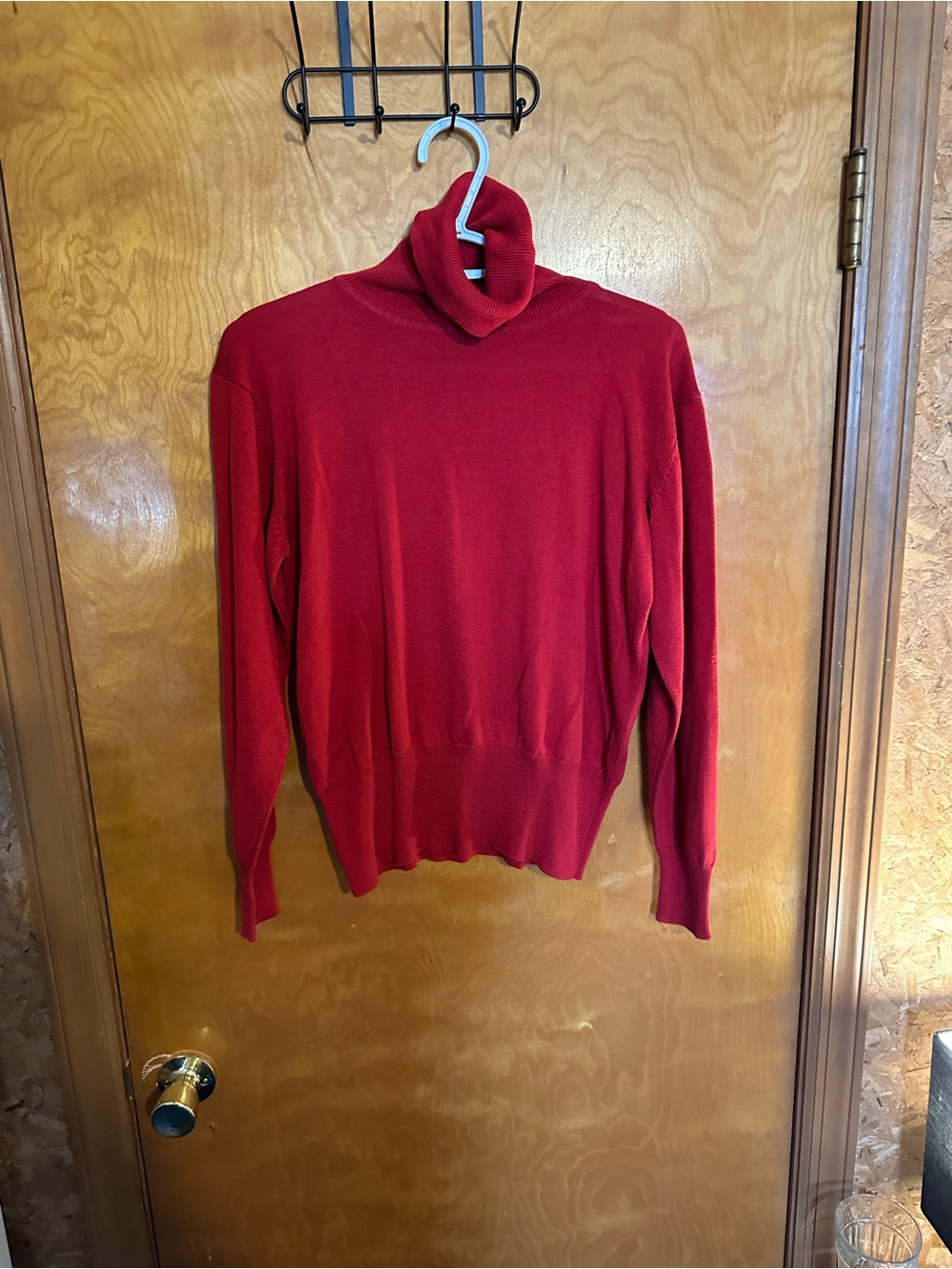 Milano Men's Red Turtleneck Sweater